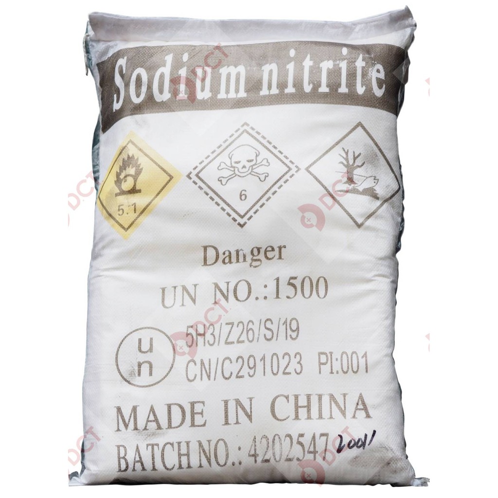 (25kg) Sodium Nitrite (China) (NON-FOOD GRADE) | โซเดียมไนไตรท์ (จีน) (ไม่ใช่เกรดอาหาร)