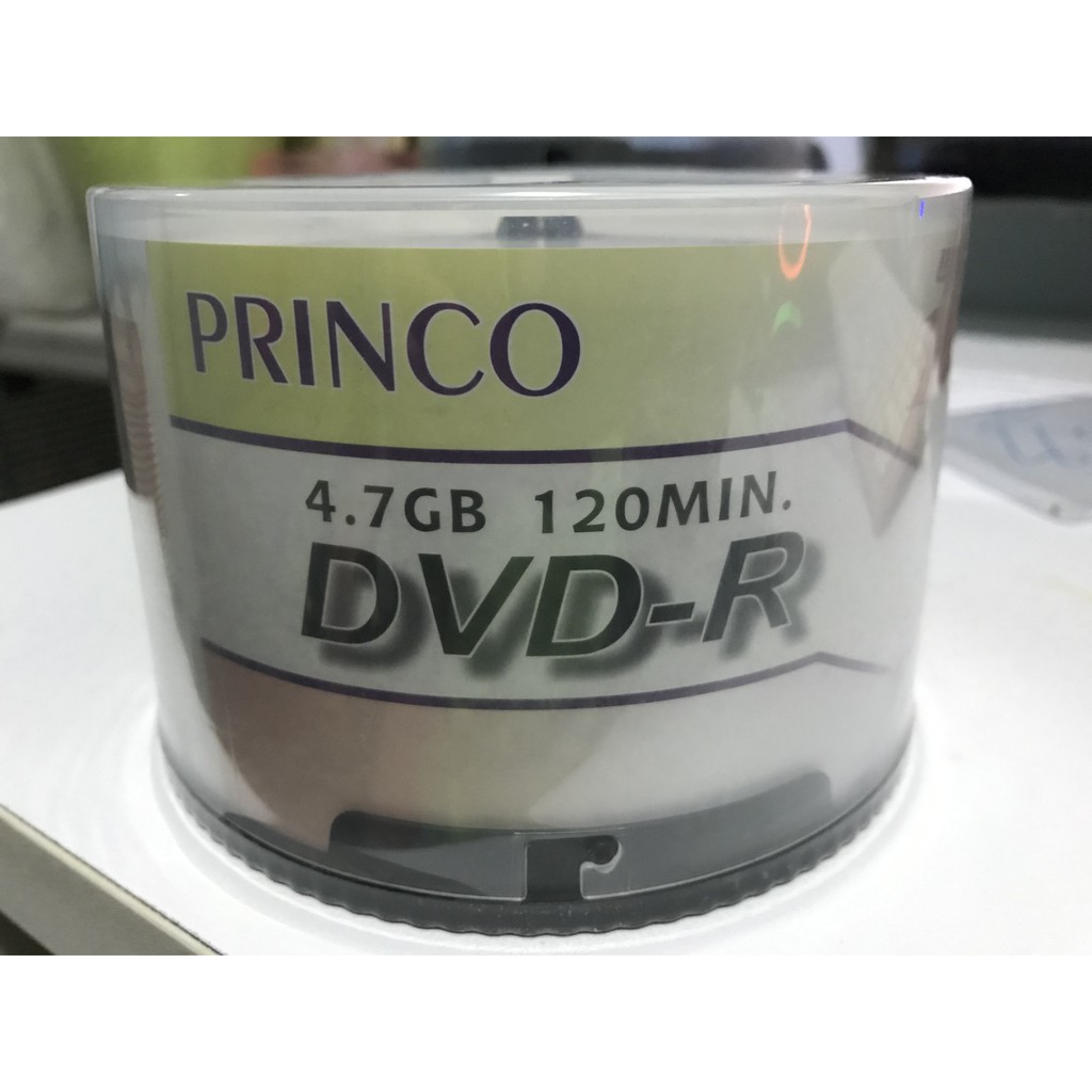 แผ่น DVD-R PRINCO 16X 50แผ่น แท้ 100% | Shopee Thailand