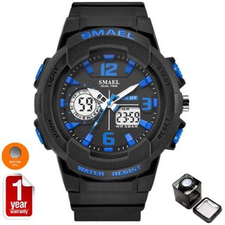 SMAEL นาฬิกาข้อมือผู้ชาย กันน้ำ 100%  Sport Digital LED &amp; Analog รุ่น SM1645