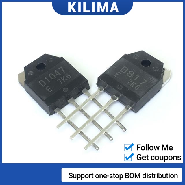 ทรานซิสเตอร์ 2SD1047 2SB817 TO-247 D1047 B817 TO-3P 5 2 1 ชิ้น