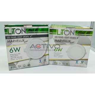 Liton LED Downlight ดาวน์ไลท์ฝังฝ้า 6W 4 นิ้ว