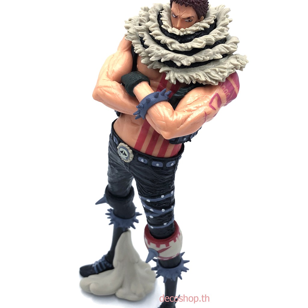 โมเดล ของเล่น วันพีช  Charlotte Katakuri Standing KOA One Piece ขวัญของเล่นทำมือ ตกแต่งโต๊ะ เด็กผู้ช