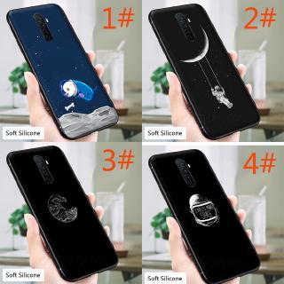 อวกาศศิลปะน่ารัก เคสนิ่ม เนื้อซิลิโคน Case OPPO A1K A5 A9 2020 Reno Z 2 10X