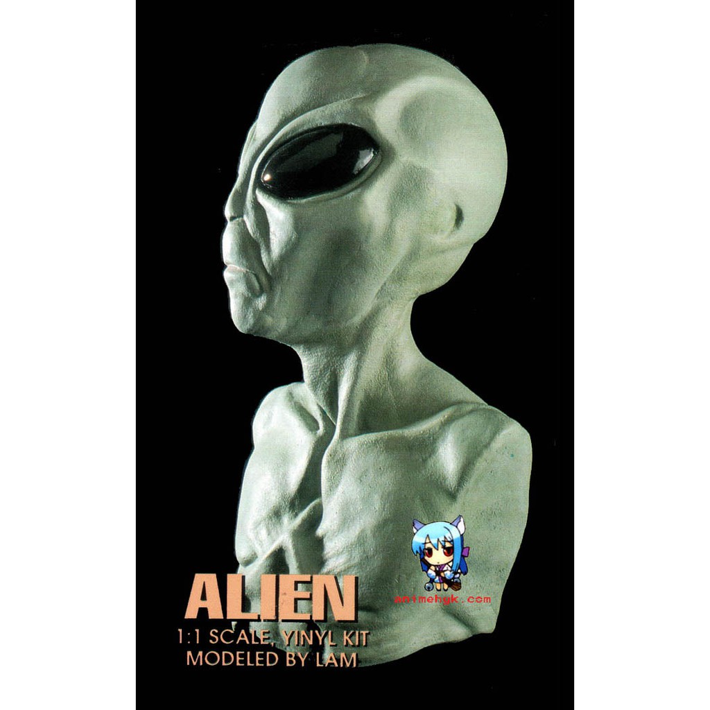 Area 51 ET Alien Bust เอเลี่ยน ครึ่งตัว 1/1 vinyl model figure ไวนิล โมเดล ฟิกเกอร์