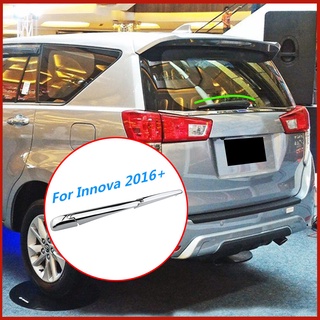 ใบปัดน้ําฝนกระจกหลังรถยนต์ โครเมี่ยม อุปกรณ์เสริม สําหรับ Toyota Innova 2016+ 3 ชิ้น