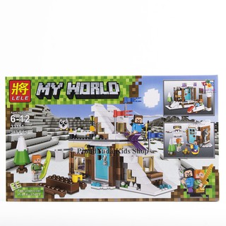 ProudNada Toys ตัวต่อเลโก้มายเวิรด์(กล่องใหญ่สุดคุ้ม) LELE 33151 MY WORLD 383 PCS 33151