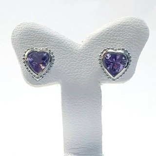 Top1Jewelry ต่างหู และ จี้เงินแท้925 พลอยแท้ Amethyst