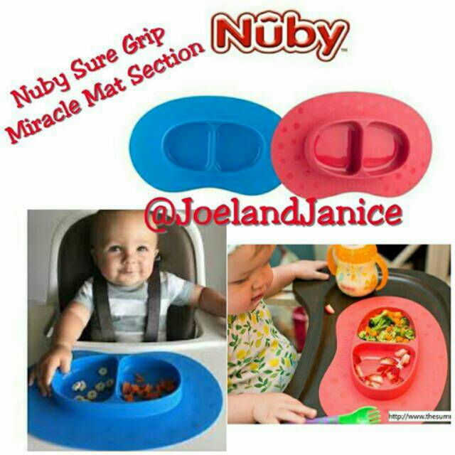 Nuby Sure Grip Miracle Mat & Section Plate (6M+)