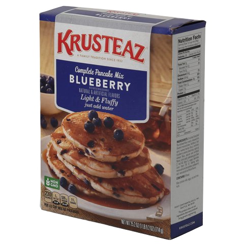 Blueberry Pancake Mix Krusteaz 714 g