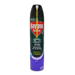 สเปรย์กำจัดมดแมลงสาบ BAYGON 600 มล. กลิ่นลาเวนเดอร์  SPRAY ANT&amp;COCKROACH KILLER BAYGON 600ML LAVENDER