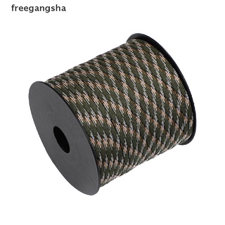 [FREG] 50M 7-Core Paracord Rope Outdoor Polyester Parachute Cord Camping Survival FDH