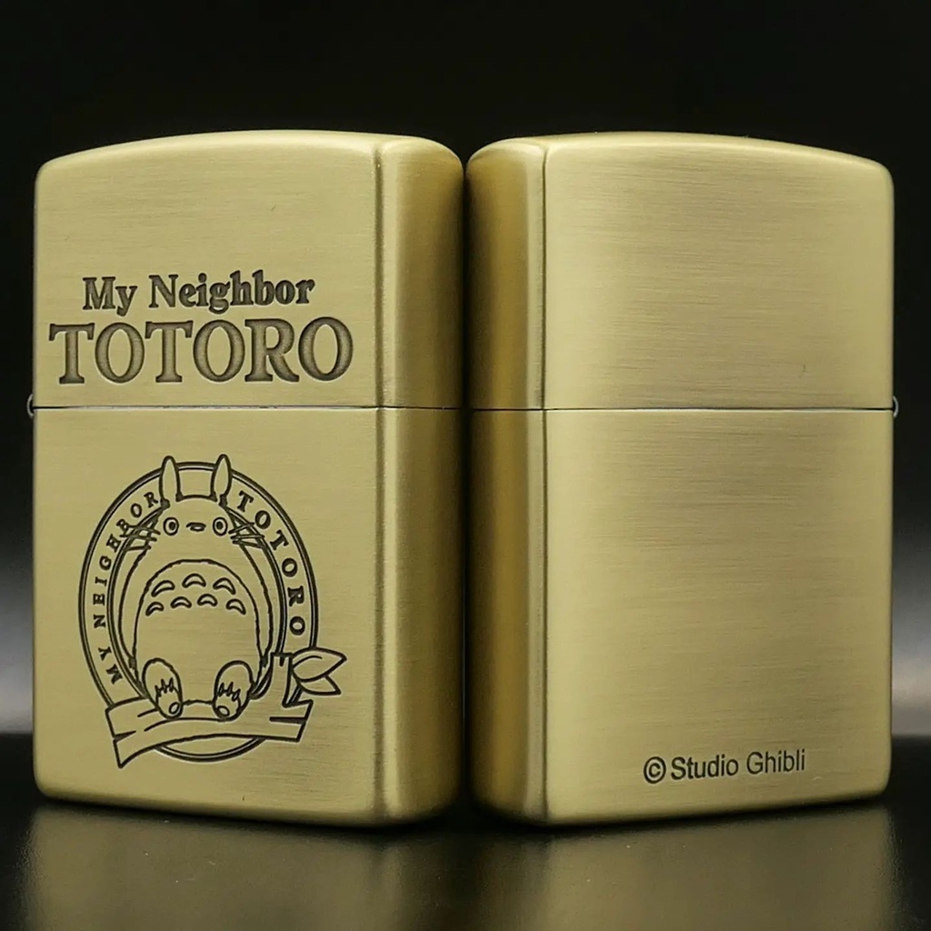 ZJP0040 StudioGhibli MyNeighborTotoro โทโทโร่เพื่อนรัก ซิปโป้ลิขสิทธิ์แท้จากญี่ปุ่น รับประกันตลอดชีวิต