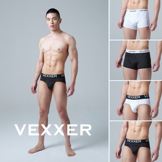 Vexxer Undewear Brief X01 – สีดำ กางเกงใน ลดการเสียดสี ระบายอากาศได้ดี กางเกงในชาย กางเกงชั้นในชาย