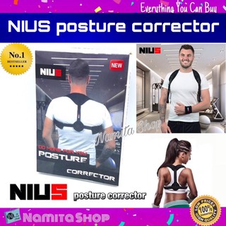 NIUS posture corrector เข็มขัดพยุงหลัง ซัพพอร์ตหลัง เสริมบุคลิกภาพสรีระ