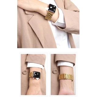 สายนาฬิกาข้อมือสเตนเลส โลหะ สําหรับ applewatch Series 11 10 9 ultra 8 7 6 SE 5 4 3 2 1 45 มม. 41/49/40/44/38/42 มม. 46 มม.