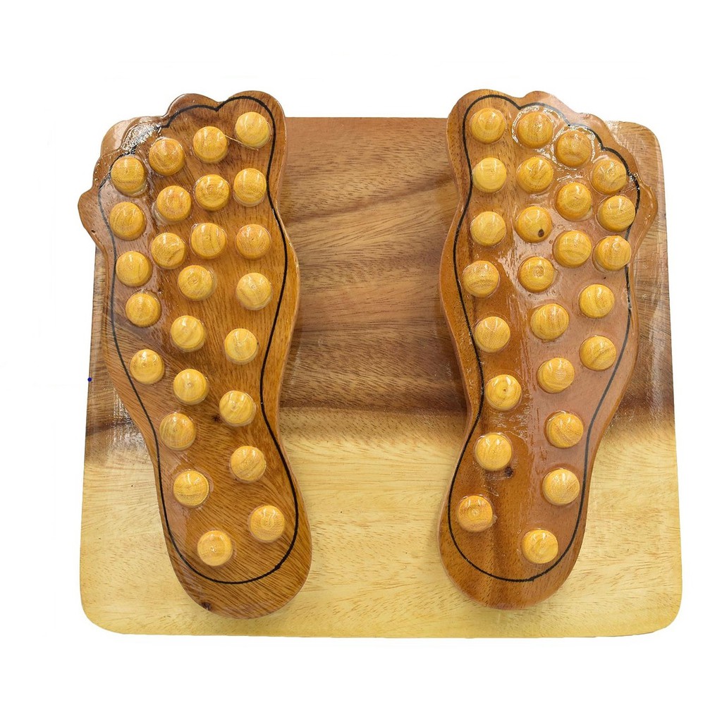 แพ็คคู่ราคาสุดคุ้ม!!!ที่นวดรูปฝ่าเท้า+++ที่นวดเท้าแบบนวดรูปโค้ง ไม้นวดเท้าเพื่อสุขภาพ คลายปวดเท้า - รูปที่ 2