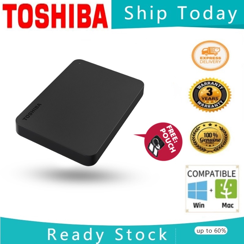 Toshiba©  A3 Hard Disk Portable  1tb 500gb 2tb Laptops External Hard Drive disco duro exte