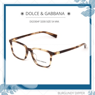 กรอบแว่นตา DOLCE &amp; GABANA รุ่น DG3304F 3200 SIZE 54 MM.