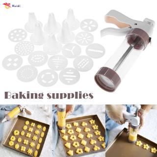 Cookie Press Kit Cookie Pressing Making Tool Biscuits Cake Mold Sugar Paste Extruder  ที่กดคุกกี้ กระบอกกดคุกกี้ พลาสติกหนาอย่างดี