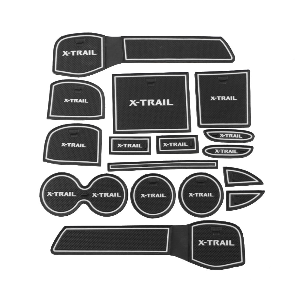 แผ่นรองแก้วน้ํา ซิลิโคน เรืองแสง กันลื่น สําหรับ Nissan X-Trail T32 2017 -2020 - รูปที่ 6
