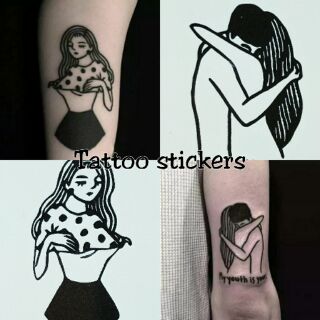 สติ๊กเกอร์รอยสักชั่วคราว ✳ลาย41-60✳ Tattoo stickers