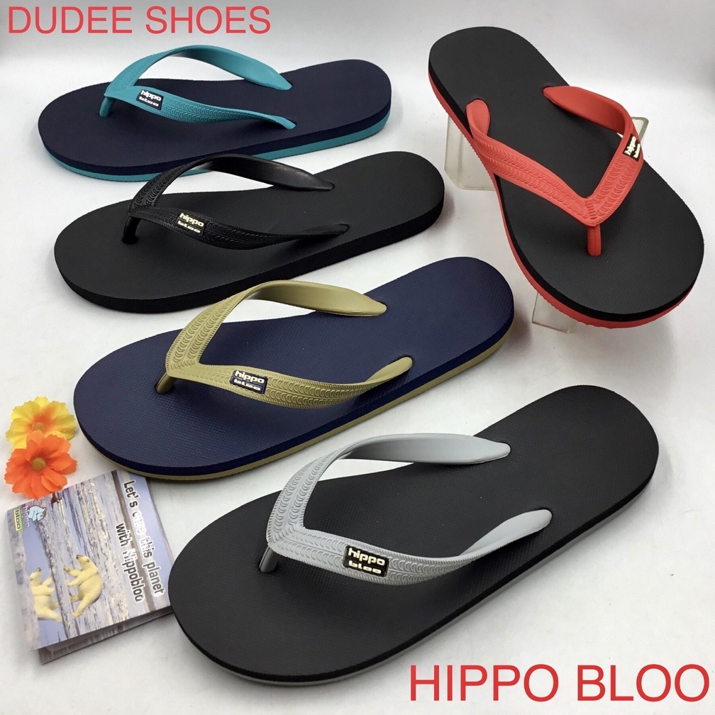 รองเท้าแตะแบบหนีบ (SIZE 9.5-13) HIPPO BLOO รองเท้าฟองน้ำสุดนุ่ม