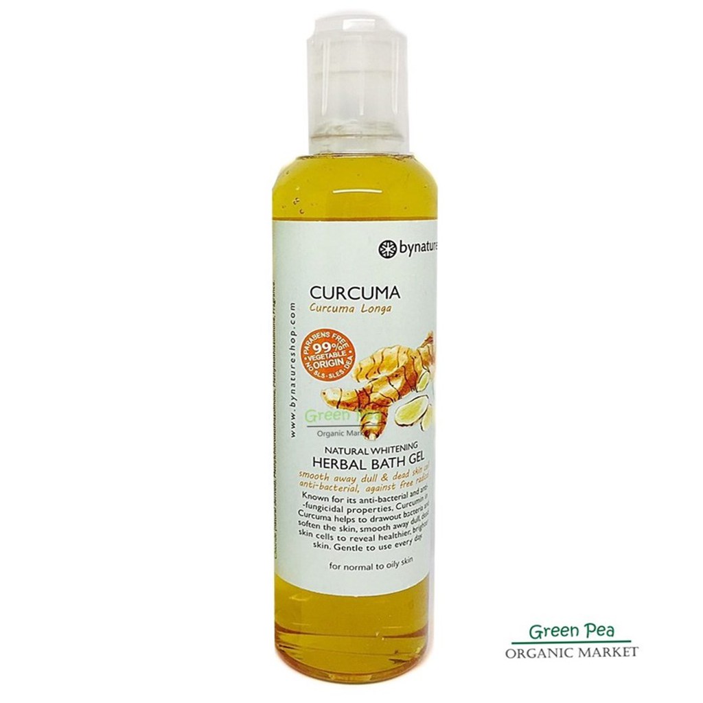 bynature สบู่เหลวอาบน้ำขมิ้นชัน 250ml.  natural100%