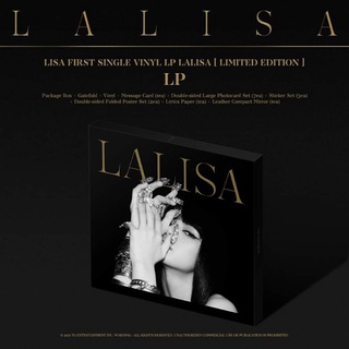 พร้อมส่ง LISA FIRST SINGLE "LALISA" VINYL LP (Normal/YG Benifit)