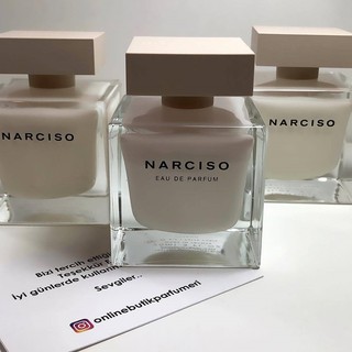 Narciso Rodriguez  100ml เต๋าขาว Nobox ไม่มีกล่องน้ำหอม Narciso Rodriguez  100ml  ยอดนิยมอันดับ 1กลิ่นหอมดอกไม้ หอมมีเสน