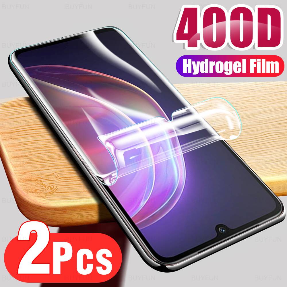 ฟิล์มไฮโดรเจลคลุมทั้งหมด 2 ชิ้นสําหรับ Vivo iqoo 7 / iqoo u3 / iqoo u3x/neo5 / x50 pro+ / x60 pro+ /