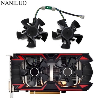 GA81O2U 12V 0.38A 75mm R9 270 285 270 X 380 4Pin Fan For PowerColor DATALAND R9270 Graphics Card Fan