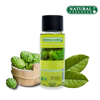 Natural Essences สบู่เหลวสมุนไพร ลดสิว ลดรอยดำ ลดริ้วรอยและปกป้องให้ผิวแข็งแรงลูกยอ ผสมใบชาเขียว  250 มล.