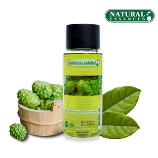 Natural Essences สบู่เหลวสมุนไพร ลดสิว ลดรอยดำ ลดริ้วรอยและปกป้องให้ผิวแข็งแรงลูกยอ ผสมใบชาเขียว  250 มล.