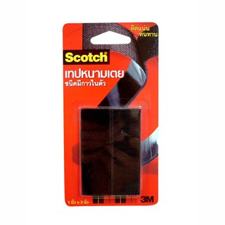 เทปหนามเตย 1"x3" ดำ สก๊อตช์ Tapes 1 "x3" black Scotch