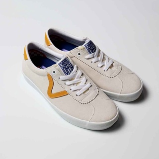 รองเท้าสเก็ตบอร์ดผู้หญิง Vans Skate Sport Athletic White/Gold 6.5us-8.5us [ของแท้ 100%]