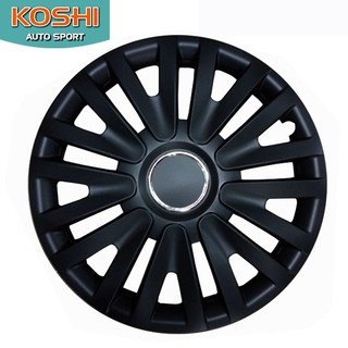 Koshi wheel cover ฝาครอบกระทะล้อ 14 นิ้ว ลาย 5063BP สีดำ (4ฝา/ชุด)