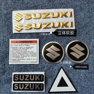 SUZUKI letter logo sticker GSX-R600 GSX650F B- King Katana DL650 GSX-R750 GSX-R1000 Hayabusa GSR750 GW250 FGSX-S1000F SFV650 motorcycle fuel tank decoration waterproof sticker