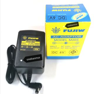 Adaptor Fujiw M20s 6v ขนาด 500-800ma ขั้วบวกใน