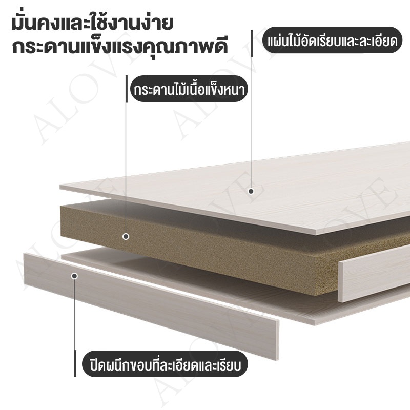 【รุ่นอัพเกรด】90/120CM โต๊ะคอมพร้อมชั้นวางหนังสือ พื้นที่จัดเก็บขนาดใหญ่มาก โต๊ะทำงาน computer desk - รูปที่ 5