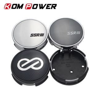 4 ชิ้น 62มม ฝาครอบดุมล้อ ENKEI ศูนย์ล้อหมวก SSR RACING โลโก้สัญลักษณ์สติกเกอร์ล้อหมวกฝาครอบขอบรถสำหรับ TOYOTA COROLLA