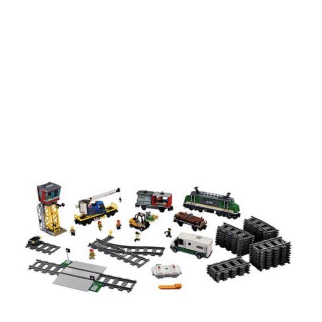 Kostenlose Lieferung LEGO City Cargo Train RC Fernbedienung Set 60198 Brandneu