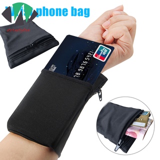 Sport Wrist Pocket Pouch Running Gym Bag Wallet for Cycling Mobile Phone Cards