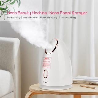 เครื่องพ่นไอน้ำอบผิวหน้า 120ML เครื่องทำSPA หน้า  Warm Hot Facial Steamer Nano Mist Face Sprayer 热喷蒸脸器