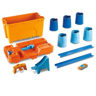 Hot Wheels ฮ๊อท วีล Track Builder Barrel Box by ชุดแข่ง รถของเล่น โมเดลรถ พาหนะจำลอง ของเล่นสะสม รถของเล่น GCF91 CH