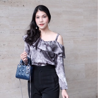 Silk satin blouse