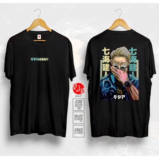 2022เสื้อยืดผ้าฝ้ายฟาชิออนสําหรับผู้ชาย NANAMI KENTO พิมพ์เสื้อยืด Unisex พร้อมเสื้อยืดคอกลมครึ xh5