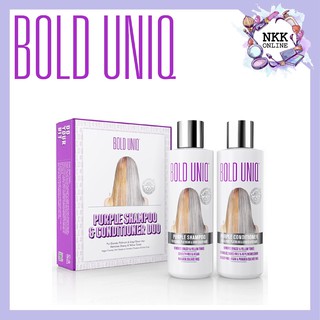 [พร้อมส่ง‼️ของแท้100%] Bold Uniq Purple Shampoo &amp; Conditioner Duo 237ml