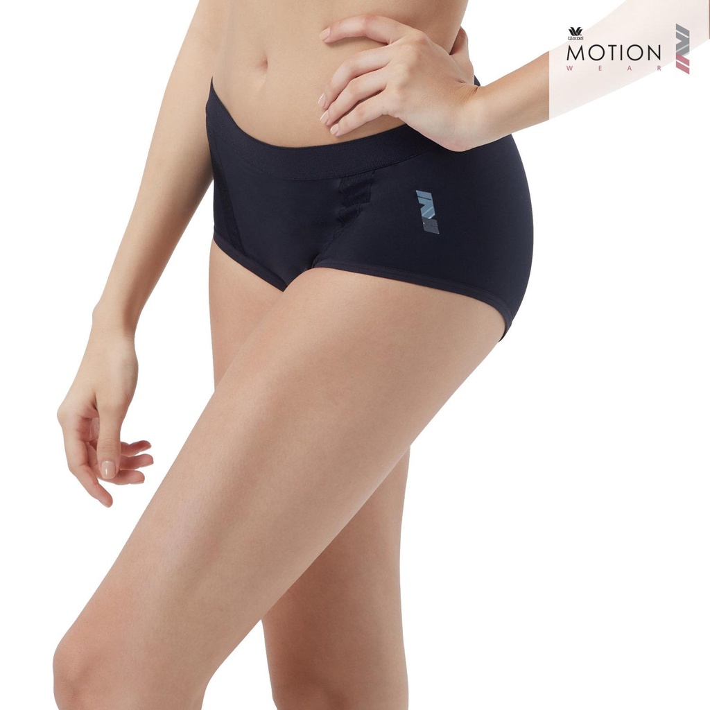 Wacoal Motion Wear กางเกงในสำหรับออกกำลังกาย - WR6521 รูปแบบ Boy leg มีการเคลือบสารเพื่อยับยังแบคทีเ