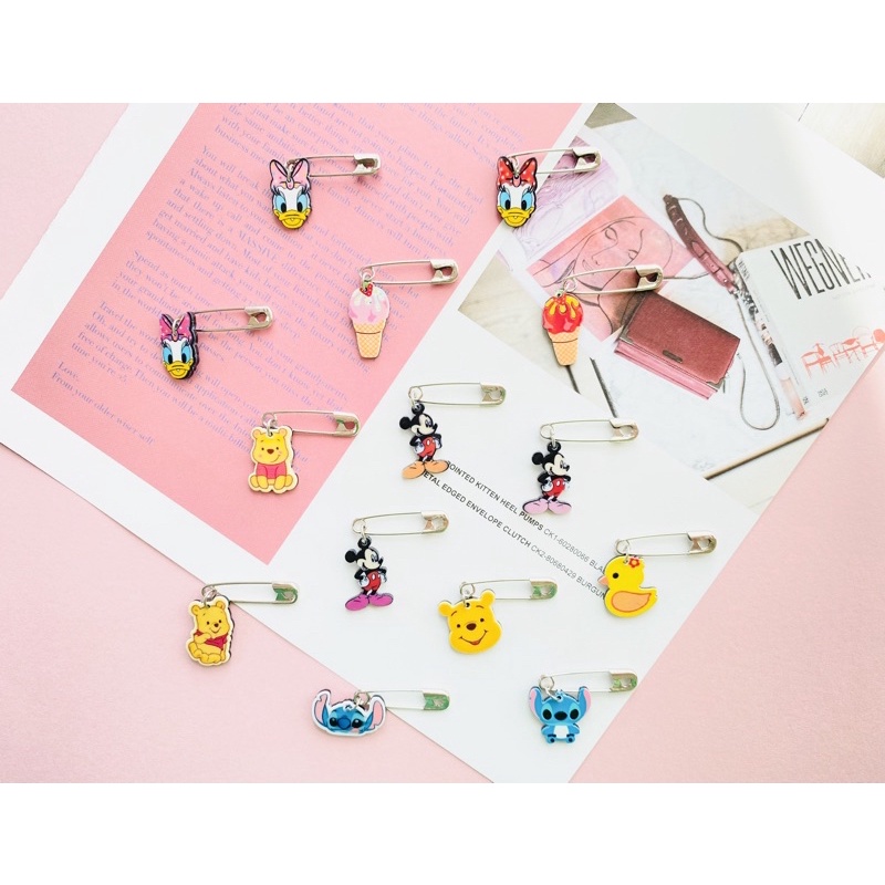 เข็มกลัดเเฟชั่น คนท้อง กลัดติดเสื้อ ขนาดเล็ก1-2cm. นำหนักเบา ราคาถูก จัดส่งจากไทย