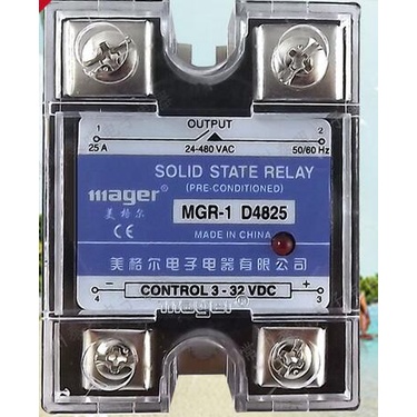 HB ใหม่ original Single - Phase SSR SSR Single - Phase solid - state รีเลย์ AC - ควบคุม AC 25A MGR -